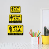 Classic Framed Plus Wear Fall Protection Beyond This Point Door or Wall Sign | Miscellaneous Warning Signs - Industrial & Construction