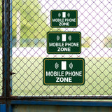 Classic Framed Plus Mobile Phone Zone Wall or Door Sign | Technology Connection Signage
