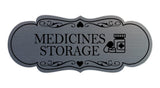 Signs ByLITA Designer Medicines Storage Wall or Door Sign