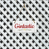 Gintastic 5x10 Hanging Plus Wall or Door Sign | Kitchen Home Bar Lounge Decor