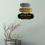 Signs ByLITA Designer Please Ring Doorbell Wait For Assistance Wall or Door Sign