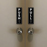Signs ByLITA Vertical Push and Pull Door Signs (Church Crosses) Door Sign