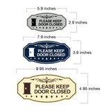 Victorian Please Keep Door Closed (Door) Wall or Door Sign