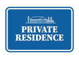 Signs ByLITA Classic Framed Private Residence Wall or Door Sign
