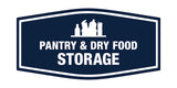 Signs ByLITA Fancy Pantry and Dry Food Storage Decoration Wall or Door Sign