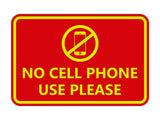 Classic Framed No Cell Phone Use Please