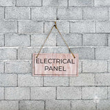 Rooms & Spaces | Rustic Red Wood 5 x 10" Hanging Signs