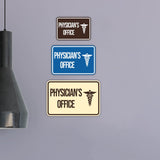 Classic Framed Physician's Office Wall or Door Sign