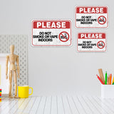 Classic Framed Plus Please Do Not Smoke Or Vape Indoors Door or Wall Sign | Public Notice Signs