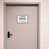 Classic Framed Plus CCTV Room — Authorized Personnel Only — Wall or Door Sign | Specialist Room - Sign