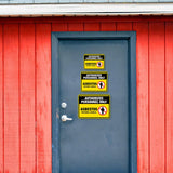 Classic Framed Plus Authorized Personnel Only – Asbestos Work Area Door or Wall Sign | Miscellaneous Warning Signs - Industrial & Construction