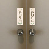 Signs ByLITA Vertical Push and Pull Door Signs (Peace Dove Church Entrance)