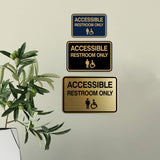 Signs ByLITA Classic Framed Accessible Restroom Wall or Door Sign