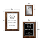 Karate Customizable Wooden Award Plaque | Easel Mount Option | Achievement and Recognition Personalizable Plaques