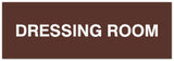 Signs ByLITA Basic Dressing Room Sign - Laser-Engraved Lettering | Durable ABS Plastic | Vibrant Colors | Powerful Foam Tape