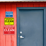 Signs ByLITA Classic Framed Please Keep Our Kitchen Area Clean Wall or Door Sign