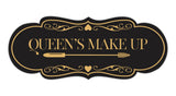 Signs ByLITA Designer Queen's Makeup Area Wall or Door Sign