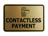 Signs ByLITA Classic Framed Contactless Payment Wall or Door Sign