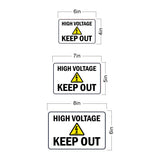 Classic Framed Plus High Voltage — Keep Out — Wall or Door Sign | Safety & PPE - Sign