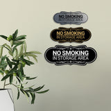 Signs ByLITA Designer No Smoking in Storage Area Wall or Door Sign