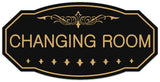 Signs ByLITA Victorian Changing Room Sign - Easy Installation | Durable Wall or Door Sign