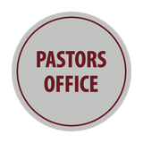 Circle Pastors Office Sign