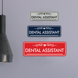 Signs ByLITA Standard Dental Assistant Tooth Graphic Dentist Office Decor Wall or Door Sign