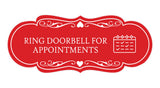 Signs ByLITA Designer Ring Doorbell for Appointments Wall or Door Sign