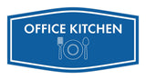 Signs ByLITA Fancy Office Kitchen Vector Sign - Kitchen Signs | Durable Material | Easy Installation Wall or Door Sign