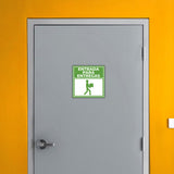 Square Plus Entrada Para Entregas Wall or Door Sign | Spanish | Health & Safety Warehouse Business Signage