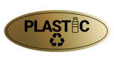 Signs ByLITA Oval Plastic Sign - Laser-Engraved Lettering | Durable ABS Plastic | Vibrant Colors | Powerful Foam Tape