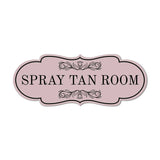 Designer Plus Spray Tan Room — Wall or Door Sign | Treatment Room - Sign