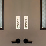 Signs ByLITA Vertical Push and Pull Door Signs (Peace Dove Church Entrance)