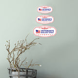 Victorian Plus Veteran's Resilient Spirit Wall or Door Sign | Easy Installation | Disclaimer Waiver Notice