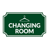 Notched Standard Changing Room Wall or Door Sign