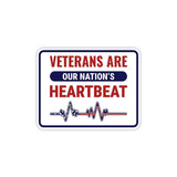 Classic Framed Plus Veterans Are Our Nation’s Heartbeat Door or Wall Sign | 2nd Amendment Protection