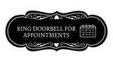 Signs ByLITA Designer Ring Doorbell for Appointments Wall or Door Sign