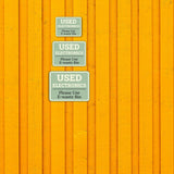 Classic Framed Plus Used Electronics Please Use E-waste Bin Door or Wall Sign | Waste Disposal Etiquette