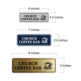 Standard Church Coffee Bar Wall or Door Sign