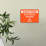 Classic Framed Plus Caution - Electrical Hazard Door or Wall Sign | Safety and Maintenance