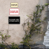 Signs ByLITA Classic Framed Please Use Other Gate Wall or Door Sign