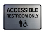 Signs ByLITA Classic Framed Accessible Restroom Wall or Door Sign