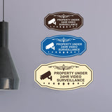 Victorian Property Under 24Hr Video Surveillance (Camera) Wall or Door Sign