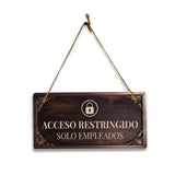 Spanish Signs - 5 x 10" Hanging Signs