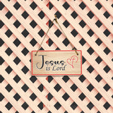Jesus Is Lord 5x10 Hanging Plus Wall or Door Sign | Religious Home Decor