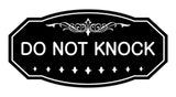 Victorian Do Not Knock Wall or Door Sign