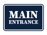 Signs ByLITA Classic Framed Main Entrance Wall or Door Sign