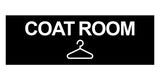 Basic Coat Room Wall or Door Sign