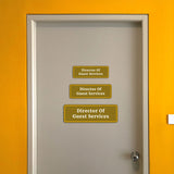 Standard Plus Director of Guest Services Door or Wall Sign | Funny Office Hospitality Signage