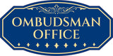 Victorian Plus Ombudsman Office Wall or Door Sign | Legal and Courtroom Decoration